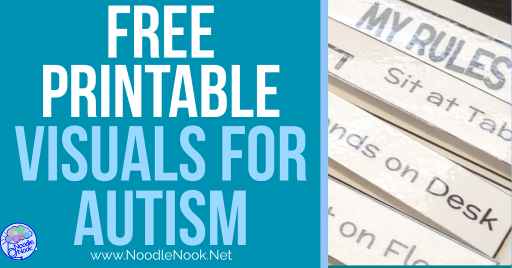 Visual Schedules, Token Boards, Rule Cards, and AAC boards- Free Printable Visuals for Autism and SpEd