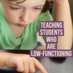 Image with phrase "Teaching Students Who Are Low Functioning""