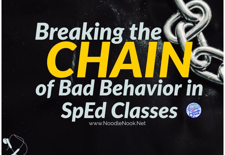 Breaking the Chain of Bad Behavior- Strategies for dealing with negative behavior