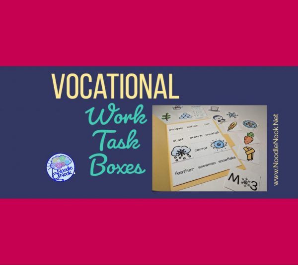 Vocational Work Task Boxes for SpEd and Autism