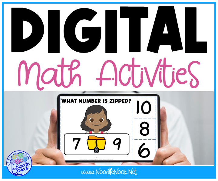 Digital Activities for Math Adapted for Early Elementary and Homeschool using Google