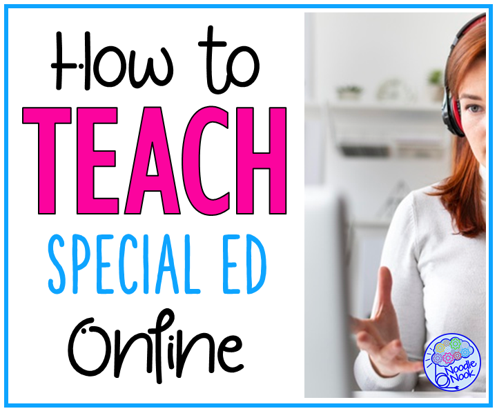 How to Teach Special Ed Online