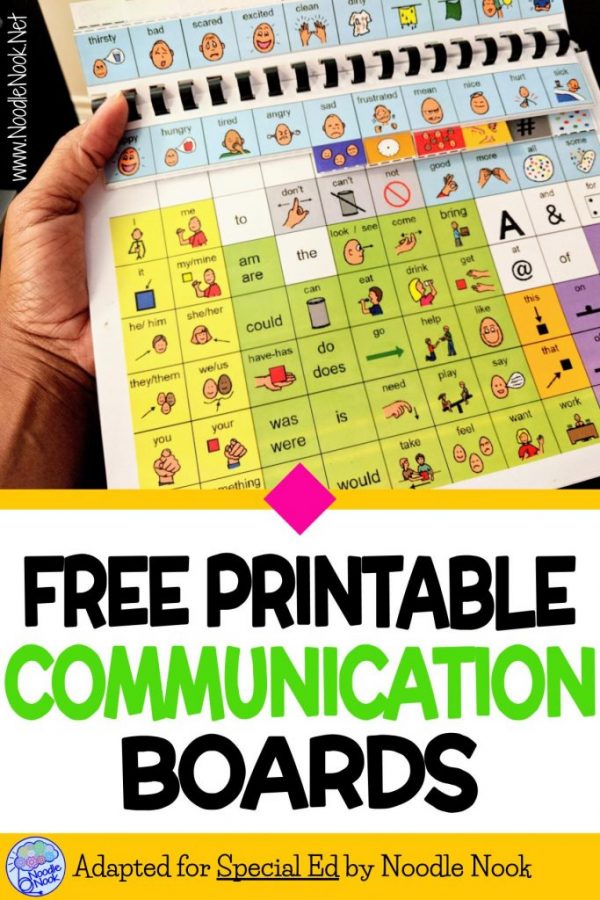 Free Communication Boards Autism