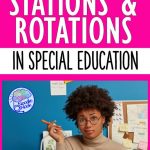 How to Set Up Station - Rotations in Special Ed