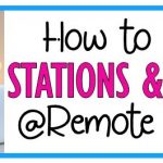 How to Set Up Stations and Rotations for Remote Learning in Special Education