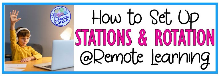 How to Set Up Stations and Rotations for Remote Learning in Special Education