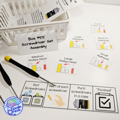 DIY Work Task Boxes for Special Education