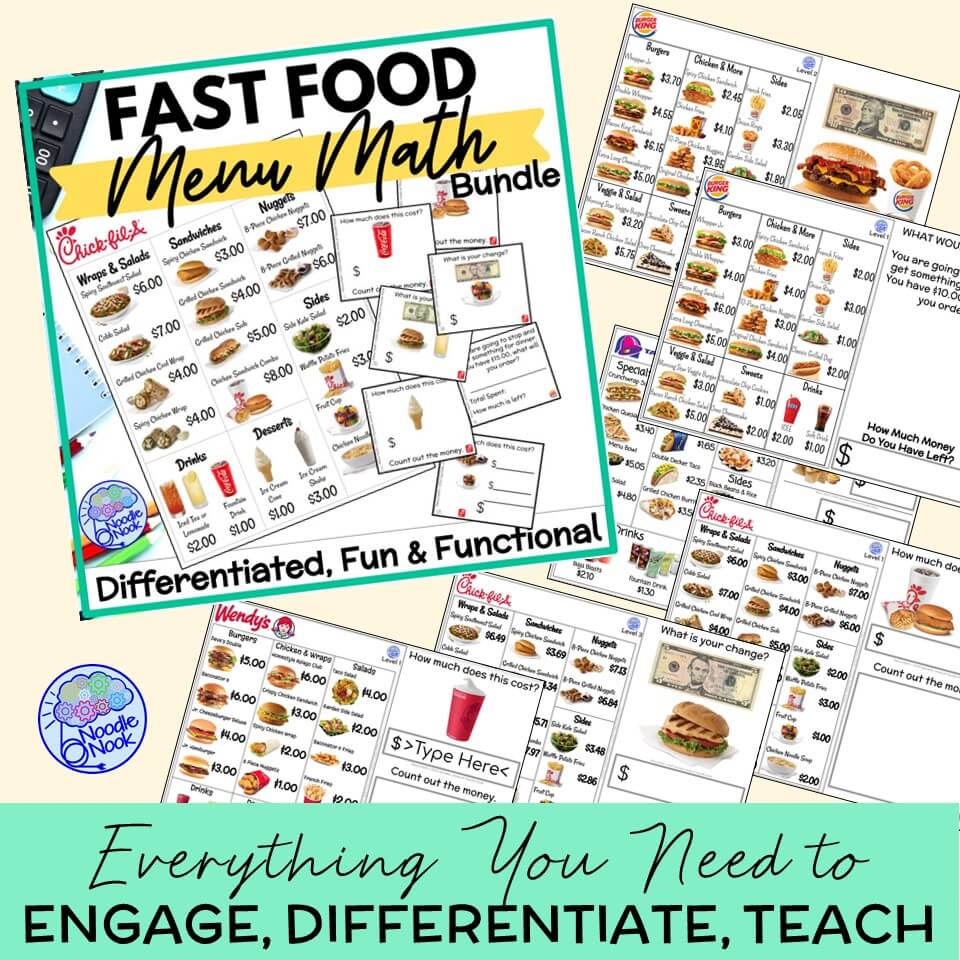 Money Math Centers | Functional Math Special Education