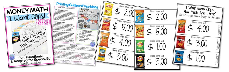 I Want Chips Printable Activity
