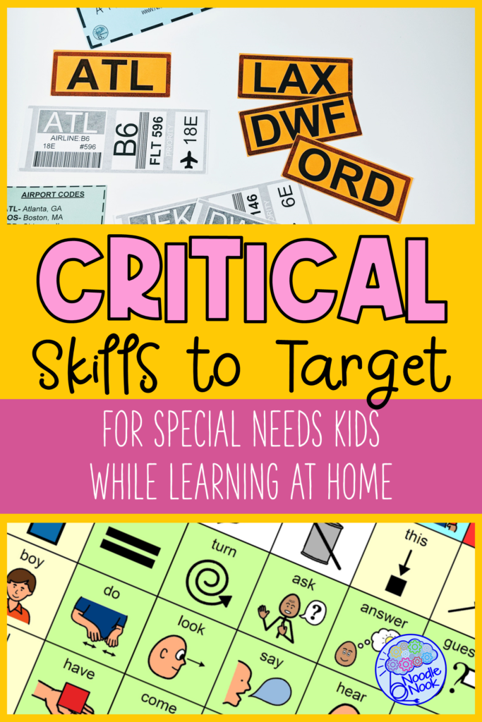 Ideas on how to set up learning at home for kids with disabilities. 6 Tips for parents on supporting special needs students online during school closures. 