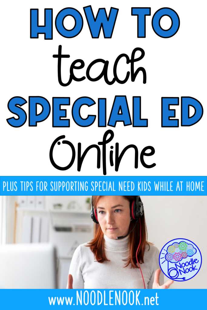 how to teach special ed online - helpful tips for special education teachers