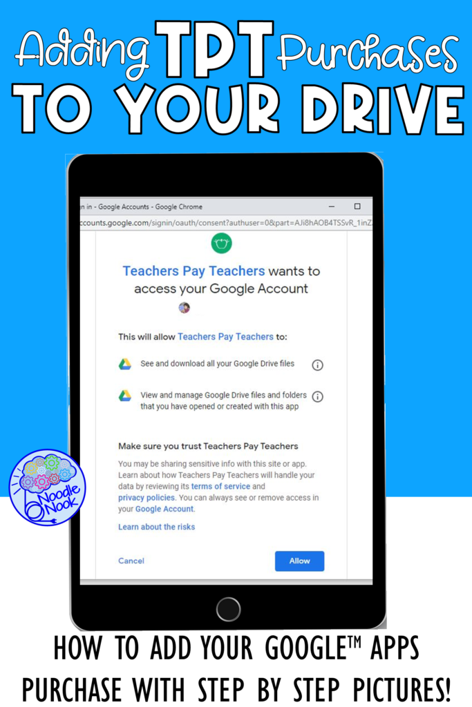 (Google Drive Activities from TpT) How to add with step by step guide