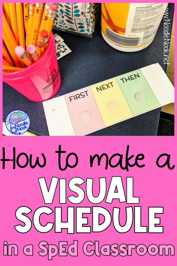 How to Make a Daily Visual Schedule for Autism Units and SpEd