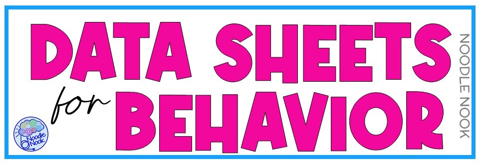 Data Sheets for Behaviors in Special Education