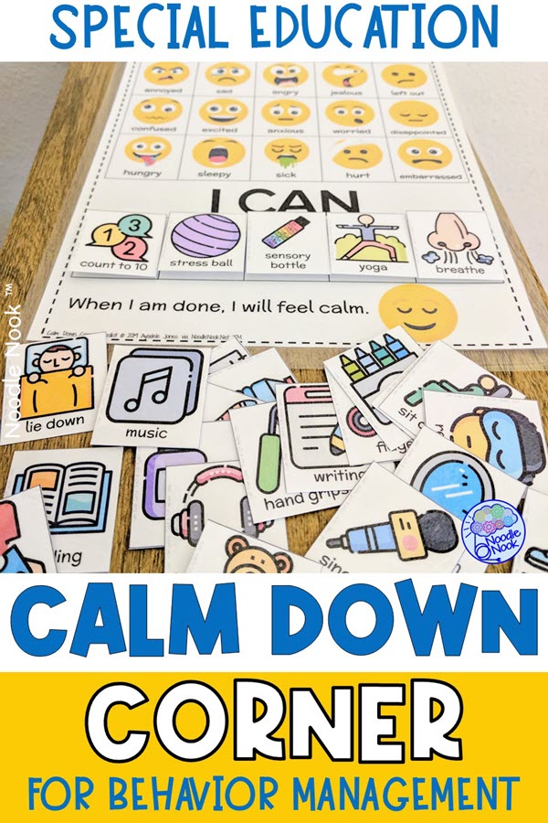 Calm Down Corner Ideas for Teachers