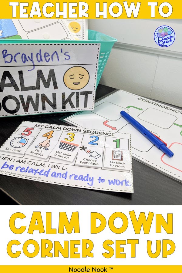 Teacher How To: Calm Down Corner Set Up & Ideas