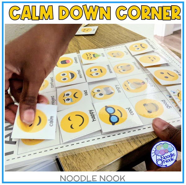 Calm Down Corner in the Classroom - Visuals Ideas
