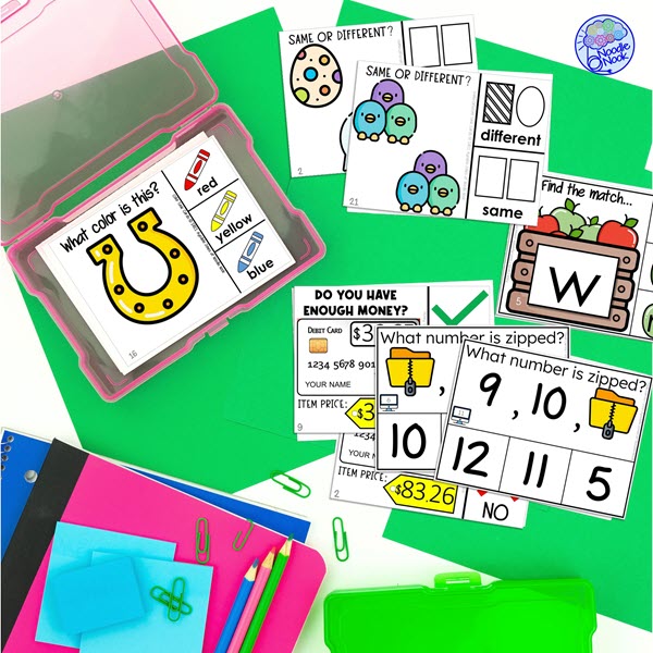 Special Education Task Boxes | Earth Day Basic Concepts