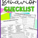 Autism Behavior Checklist - Data Collection Tips for Teachers