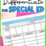 Graphic - How to Differentiate Activities for Special Ed Students via Noodle Nook