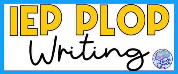 IEP Writing Tips and Lists from Noodle Nook