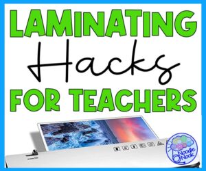 Laminating Hacks for Teachers - How to Make Hands on Manipulatives