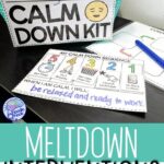 Meltdown Interventions - Tips for BEFORE the Behavior Starts
