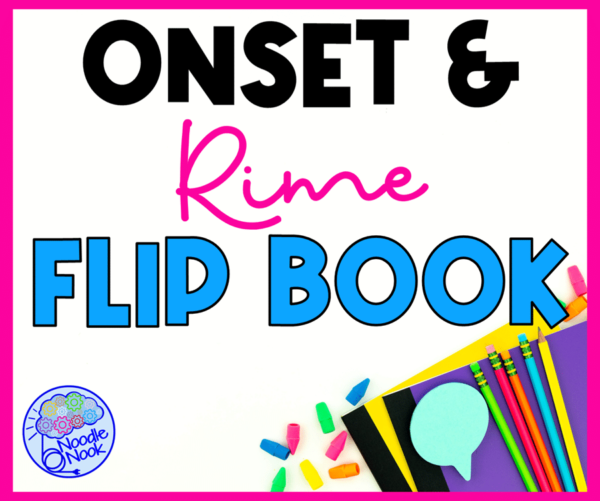 Onset and Rime Flip Books - DIY Reading Activity in the Classroom