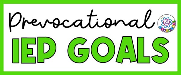 Prevocational IEP Goals for Students with Special Needs via Noodle Nook