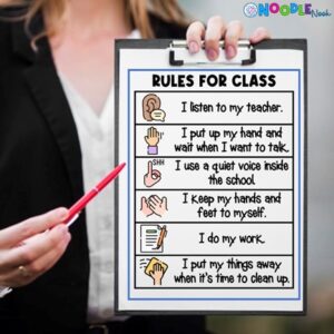 Effective classroom rules are key to managing stubborn behavior in children with autism. As a teacher, it's important to establish clear expectations and consequences. This helps create a structured environment where students feel safe and supported.