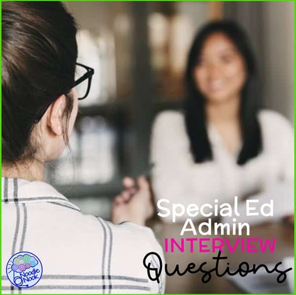 Practice special education administrator interview questions