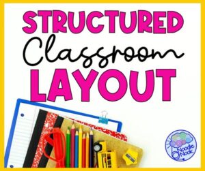 Structured Classroom Layout in Special Ed - How to via Noodle Nook