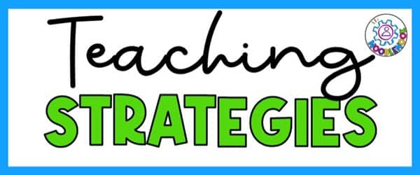 Graphic saying Teaching Strategies with Teaching Strategies for Autism Classrooms